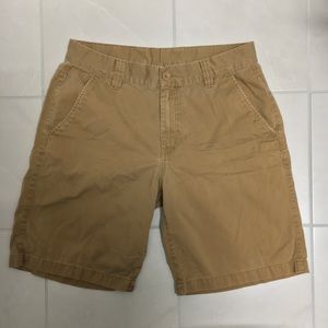 North Face Khaki Cotton Canvas Shorts 34